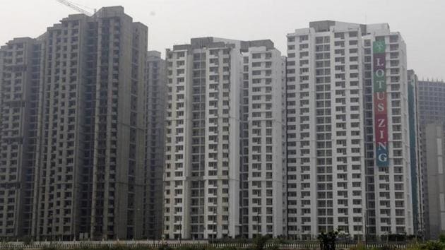 The sale of completed units rose to 64,386 units last fiscal from 53,908 units. (Sunil Ghosh/HT file photo. Representative image)