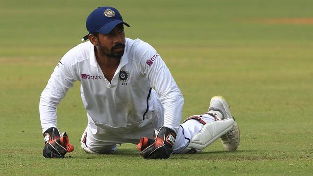 File image of Wriddhiman Saha. (File) File image of Wriddhiman Saha. (File)