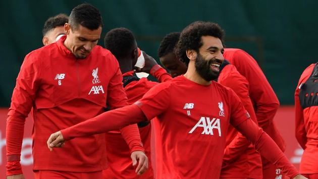 File photo of Liverpool players training. (AFP) File photo of Liverpool players training. (AFP)