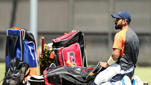 Virat Kohli looks on after batting in the nets during an India training session at Optus Stadium on December 13, 2018 in Perth, Australia.(Getty Images) Virat Kohli looks on after batting in the nets during an India training session at Optus Stadium on December 13, 2018 in Perth, Australia.(Getty Images)