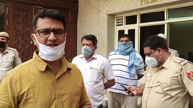 Delhi Pradesh Congress Committee (DPCC) chief Anil Chaudhary has been put under preventive detention at his house in Delhi. (ANI) Delhi Pradesh Congress Committee (DPCC) chief Anil Chaudhary has been put under preventive detention at his house in Delhi. (ANI)