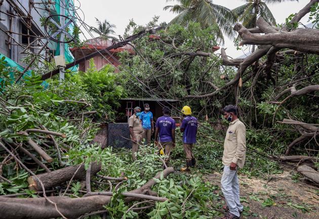 Cylone Amphan is moving nearly northwards with a speed of 13 kmph during past six hours and lay centred at 0530 hours IST on Monday.(PTI) Cylone Amphan is moving nearly northwards with a speed of 13 kmph during past six hours and lay centred at 0530 hours IST on Monday.(PTI)