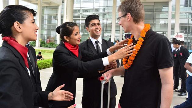 School of Hotel Management, Airlines and Tourism, CT University, on Monday conducted a webinar on ‘Survival strategies for young tourism aspirants post lockdown and global pandemic’. (HT File Photo) School of Hotel Management, Airlines and Tourism, CT University, on Monday conducted a webinar on ‘Survival strategies for young tourism aspirants post lockdown and global pandemic’. (HT File Photo)