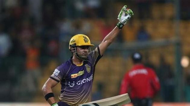 File photo of former Kolkata Knight Riders captain Gautam Gambhir.(BCCI photo)