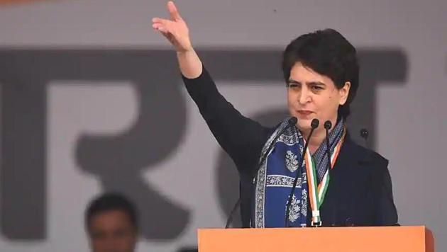 Congress general secretary Priyanka Gandhi Vadra (Raj K Raj/HT photo) Congress general secretary Priyanka Gandhi Vadra (Raj K Raj/HT photo)