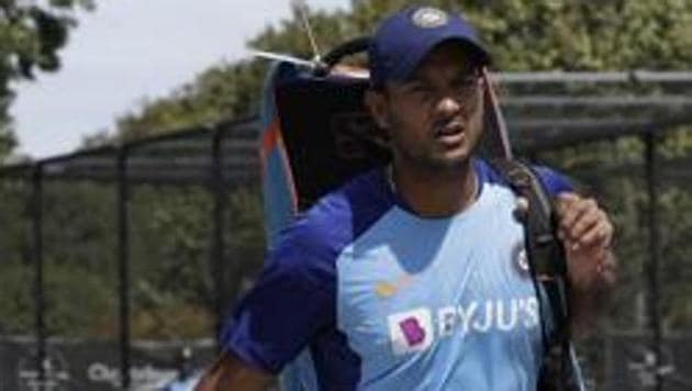 India's Mayank Agarwal walks from the nets following a practice session (AP) India's Mayank Agarwal walks from the nets following a practice session (AP)