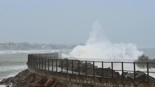 The cyclone is being continuously tracked by the Doppler Weather Radar (DWR) at Vishakhapatnam in Andhra Pradesh. (PTI) The cyclone is being continuously tracked by the Doppler Weather Radar (DWR) at Vishakhapatnam in Andhra Pradesh. (PTI)
