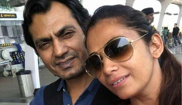 Nawazuddin Siddiqui with wife Aaliya.