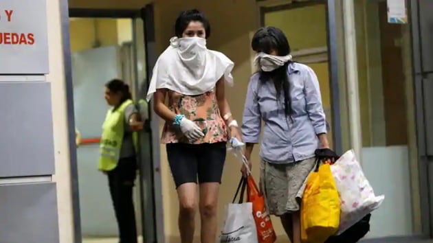In Lima, Peru, patients took up 80% of intensive care beds as of Friday. (Reuters) In Lima, Peru, patients took up 80% of intensive care beds as of Friday. (Reuters)