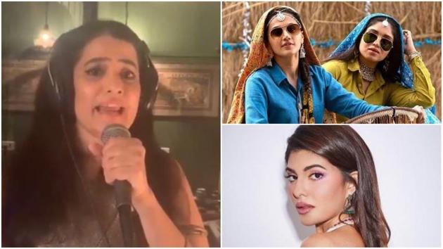 Sona Mohapatra is not happy with Taapsee Pannu, Bhumi Pednekar, Jacqueline Fernandez’s lip-syncing. Sona Mohapatra is not happy with Taapsee Pannu, Bhumi Pednekar, Jacqueline Fernandez’s lip-syncing.