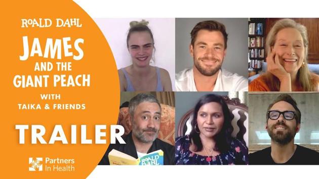 Lockdown story time: Oscar-winning filmmaker Taika Waititi leads Roald Dahl’s James and the Giant Peach Covid-19 fundraiser.(YouTube)