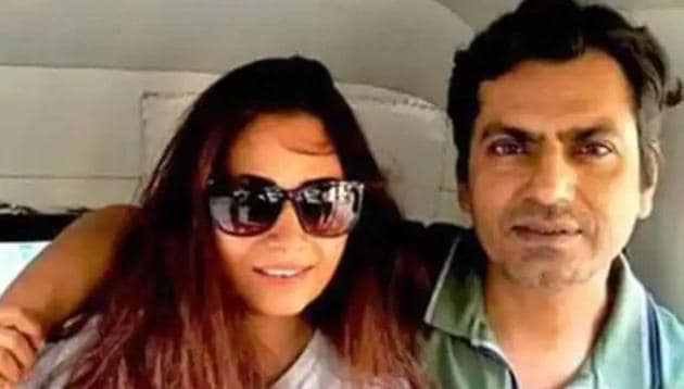 Nawazuddin Siddiqui and Aaliya. Nawazuddin Siddiqui and Aaliya.