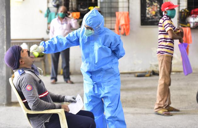 Mumbai reported its first case of coronavirus on March 11 and as of Tuesday, the city has recorded over 22,700 cases. (Anshuman Poyrekar/HT Photo) Mumbai reported its first case of coronavirus on March 11 and as of Tuesday, the city has recorded over 22,700 cases. (Anshuman Poyrekar/HT Photo)