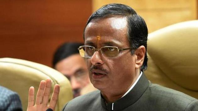 Deputy Chief minister Dinesh Sharma asked how the resources of a state government could be utilised by a political party. (Subhankar Chakraborty/HT PHOTO) Deputy Chief minister Dinesh Sharma asked how the resources of a state government could be utilised by a political party. (Subhankar Chakraborty/HT PHOTO)