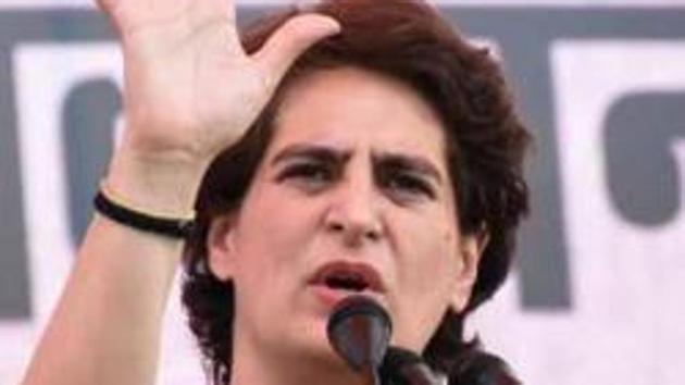AICC general secretary Priyanka Gandhi Vadra. (ANI) AICC general secretary Priyanka Gandhi Vadra. (ANI)