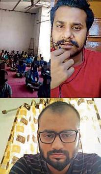 Counseller Vijay Baviskar interacting with kids via videoconferencing. (HT PHOTO) Counseller Vijay Baviskar interacting with kids via videoconferencing. (HT PHOTO)