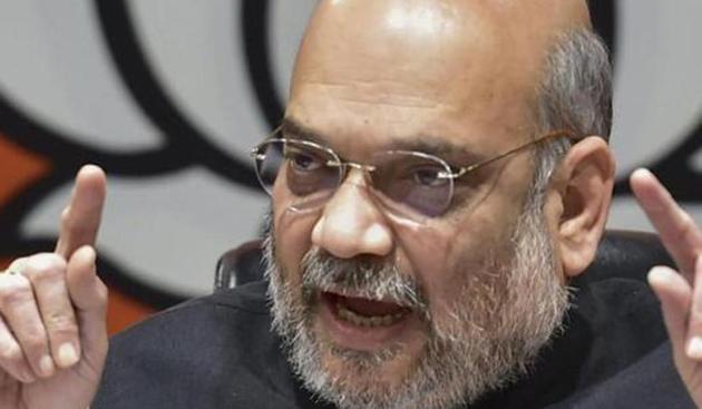 New Delhi: BJP National President Amit Shah said the Narendra Modi government is committed for the safety and security of every citizen.(PTI)