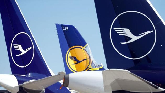 Aircraft of the German carrier Lufthansa are parked on the tarmac, as the spread of the coronavirus disease continues, at the airport in Frankfurt, Germany. (REUTERS) Aircraft of the German carrier Lufthansa are parked on the tarmac, as the spread of the coronavirus disease continues, at the airport in Frankfurt, Germany. (REUTERS)