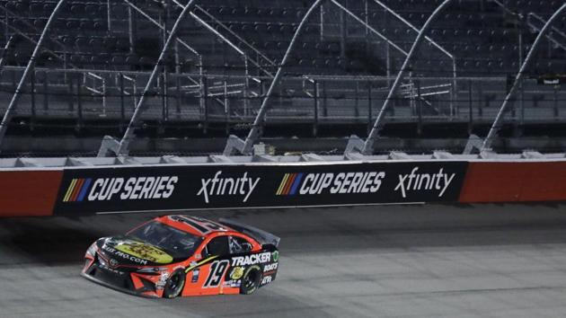 NASCAR Cup Series driver Martin Truex Jr. (19) during the Toyota 500. (USA TODAY Sports)