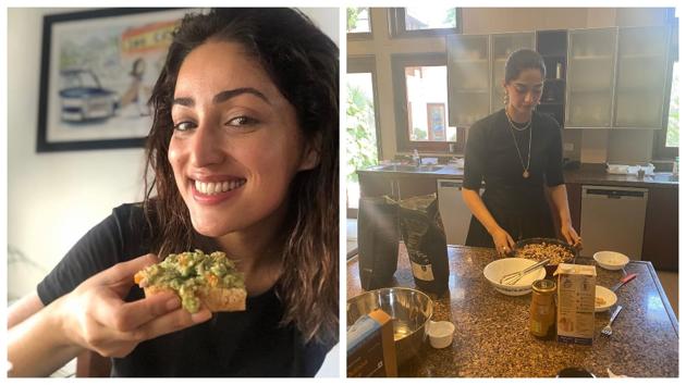 With the nation in a lockdown for over two months now, celebrities are using the time to sharpen their culinary skills. Yami Gautam relishes the gluten-free bread made by her, while Sonam Kapoor whips up a chocolate walnut cake.