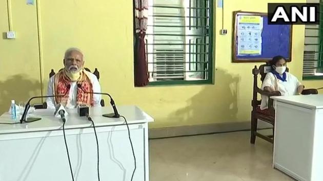 PM Modi addresses media in Kolkata. (Photo ANI) PM Modi addresses media in Kolkata. (Photo ANI)
