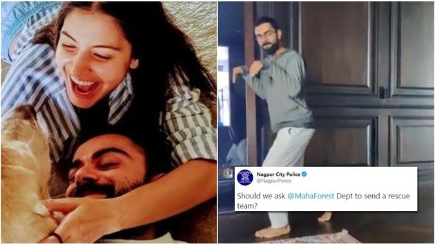 Nagpur Police has offered to help Anushka Sharma with her dinosaur problems. Nagpur Police has offered to help Anushka Sharma with her dinosaur problems.