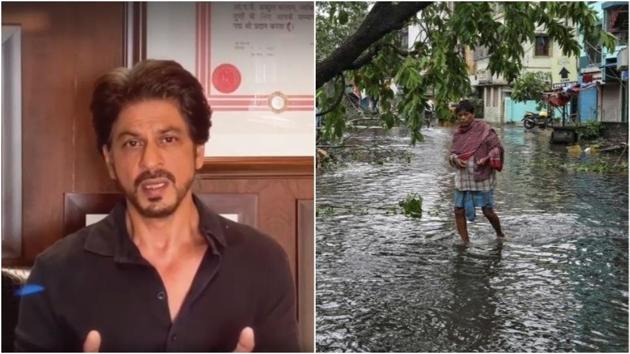 Shah Rukh Khan is praying for West Bengal and Odisha residents. Shah Rukh Khan is praying for West Bengal and Odisha residents.