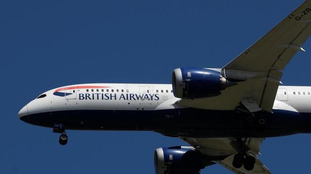 A British Airways passenger plane comes in to land at London Heathrow airport, following the outbreak of the coronavirus disease (COVID-19), London, Britain. (REUTERS)