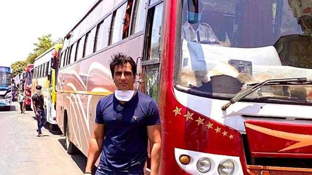 Sonu Sood is getting praise for working for migrants. Sonu Sood is getting praise for working for migrants.