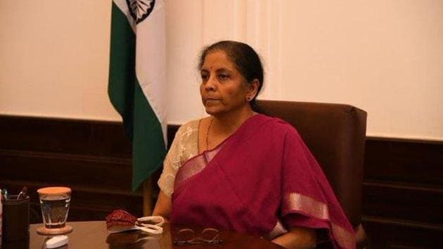 File photo of finance minister Nirmala Sitharaman.