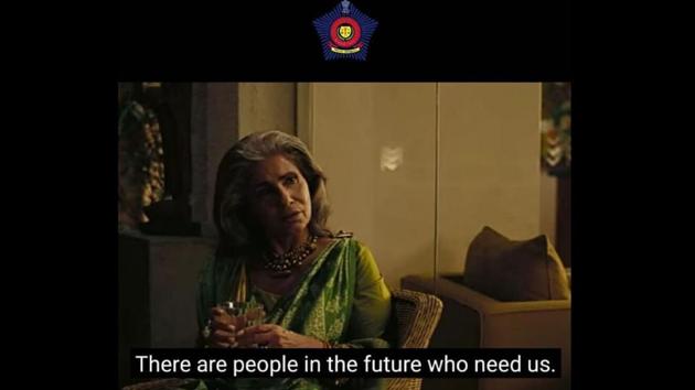 Mumbai Police shared this image on Instagram.(Instagram/mumbaipolice)