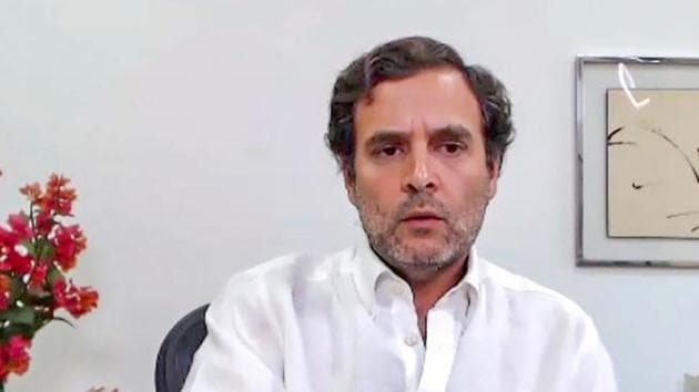 Congress leader Rahul Gandhi released a documentary where he is seen interacting with migrant labourers. (PTI) Congress leader Rahul Gandhi released a documentary where he is seen interacting with migrant labourers. (PTI)