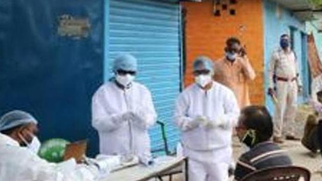 The authorities have declared nine more places in the state as hotspots, where strict containment measures have been enforced. (PTI) The authorities have declared nine more places in the state as hotspots, where strict containment measures have been enforced. (PTI)
