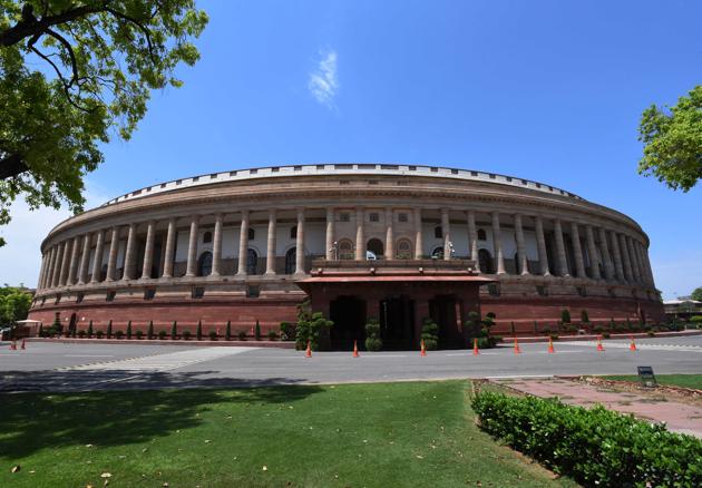 The Bharatiya Janata Party (BJP) is the single largest party in the Rajya Sabha with 75 members out of the current strength of 224, and it is expecting its numbers to go up to 86.(Mohd Zakir/HT PHOTO)