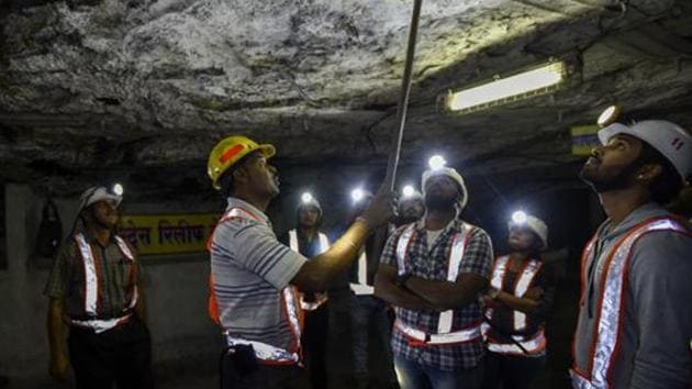 The reply to a RTI query by environment activist Rohit Choudhury revealed that mining related work had already begun in 17 hectares (or nearly 39% area) of the 41 hectares claimed by CIL to be unbroken. (Image used for representation).(HT PHOTO.)