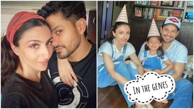Soha Ali Khan and Kunal Kemmu are enjoying their days with daughter Inaaya.