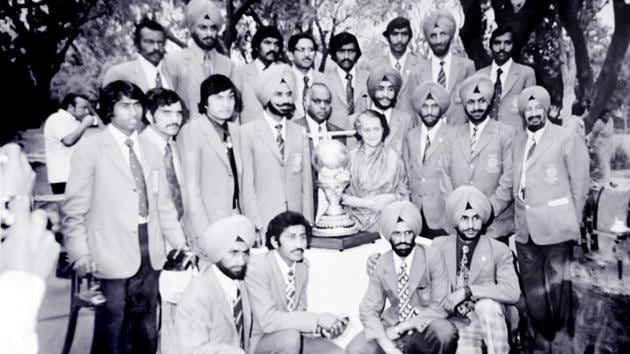 Balbir SIngh Sr was the manager of India’s 1975 Hockey World Cup-winning team.(Hockey India)