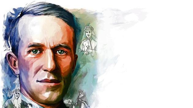 As a teenager, Lawrence and schoolmate Cyril Beeson travelled on bicycles around Berkshire, Oxfordshire and Buckinghamshire to observe monuments and old buildings and to collect data related to the structures. The duo also toured France on bicycles. (Illustration: Unnikrishnan A V) As a teenager, Lawrence and schoolmate Cyril Beeson travelled on bicycles around Berkshire, Oxfordshire and Buckinghamshire to observe monuments and old buildings and to collect data related to the structures. The duo also toured France on bicycles. (Illustration: Unnikrishnan A V)