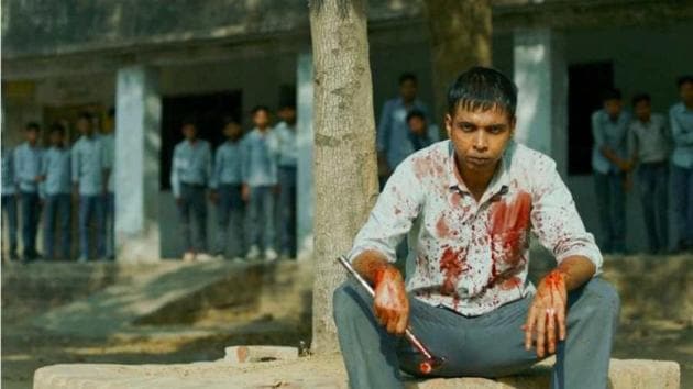 Abhishek Banerjee plays a killer Vishal Tyagi in the film. Abhishek Banerjee plays a killer Vishal Tyagi in the film.