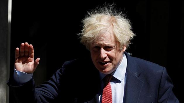 Britain's Prime Minister Boris Johnson in Downing Street following the outbreak of the coronavirus disease (Covid-19), London, Britain, May 20, 2020. (REUTERS) Britain's Prime Minister Boris Johnson in Downing Street following the outbreak of the coronavirus disease (Covid-19), London, Britain, May 20, 2020. (REUTERS)
