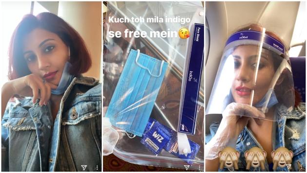 Several actors hopped on flights as domestic flight services resumed in the country after several weeks. Rimi Sen documented her journey from Mumbai to Delhi on her Instagram stories.
