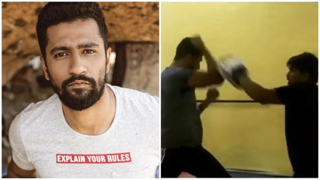 Vicky Kaushal shared a funny video about social distancing. Vicky Kaushal shared a funny video about social distancing.