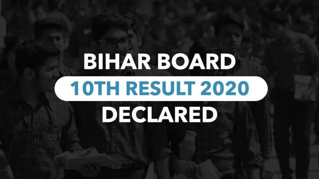 Bihar Board 10th result 2020. Bihar Board 10th result 2020.