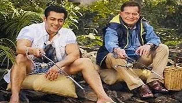 Salman Khan and his father Salim Khan celebrated Eid separately this year.