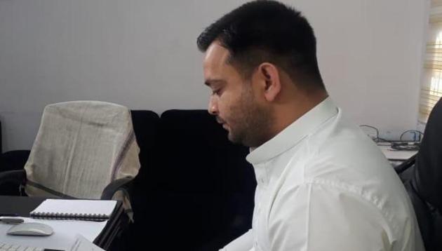 RJD leader Tejashwi Yadav criticised the Centre for the migrant exodus. (Santosh Kumar/ Hindustan Times) RJD leader Tejashwi Yadav criticised the Centre for the migrant exodus. (Santosh Kumar/ Hindustan Times)