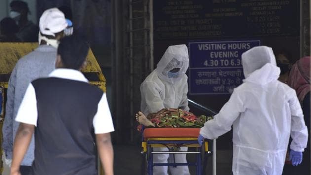 The deceased was working at the hospital since 2015 and was on coronavirus disease (Covid-19) duty/ representative(Anshuman Poyrekar/HT Photo) The deceased was working at the hospital since 2015 and was on coronavirus disease (Covid-19) duty/ representative(Anshuman Poyrekar/HT Photo)