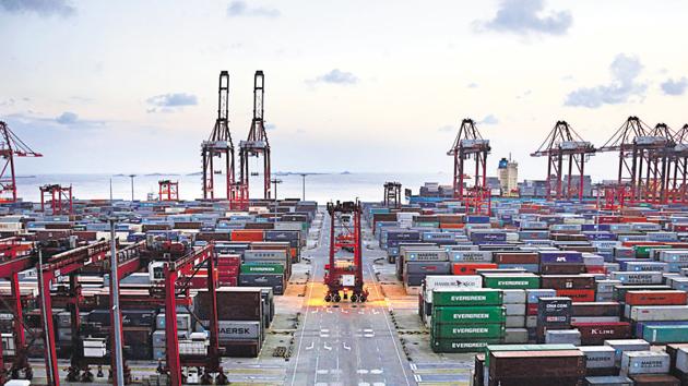For the first four months, industrial firms’ profits fell 27.4% year-on-year to 1.26 trillion yuan, compared with a 36.7% slump in the first three months. (Bloomberg file photo. Representative image) For the first four months, industrial firms’ profits fell 27.4% year-on-year to 1.26 trillion yuan, compared with a 36.7% slump in the first three months. (Bloomberg file photo. Representative image)