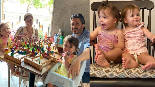 Lisa Ray and husband Jason Dehni are parents to one-year-old twins Sufi and Soleil. She calls them Souffle together. Lisa Ray and husband Jason Dehni are parents to one-year-old twins Sufi and Soleil. She calls them Souffle together.