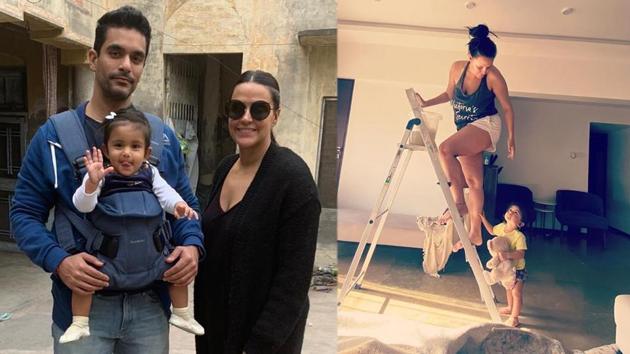 Neha Dhupia and husband Angad Bedi also refrains from posting a clear picture of their one-year-old daughter Mehr. Neha documented her growing up moments by sharing a picture on her monthly birthday throughout her first year. Neha Dhupia and husband Angad Bedi also refrains from posting a clear picture of their one-year-old daughter Mehr. Neha documented her growing up moments by sharing a picture on her monthly birthday throughout her first year.