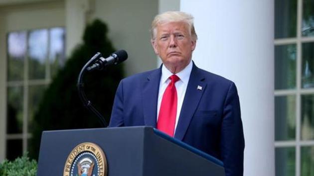 Donald Trump marks 100,000 US coronavirus deaths milestone(REUTERS) Donald Trump marks 100,000 US coronavirus deaths milestone(REUTERS)